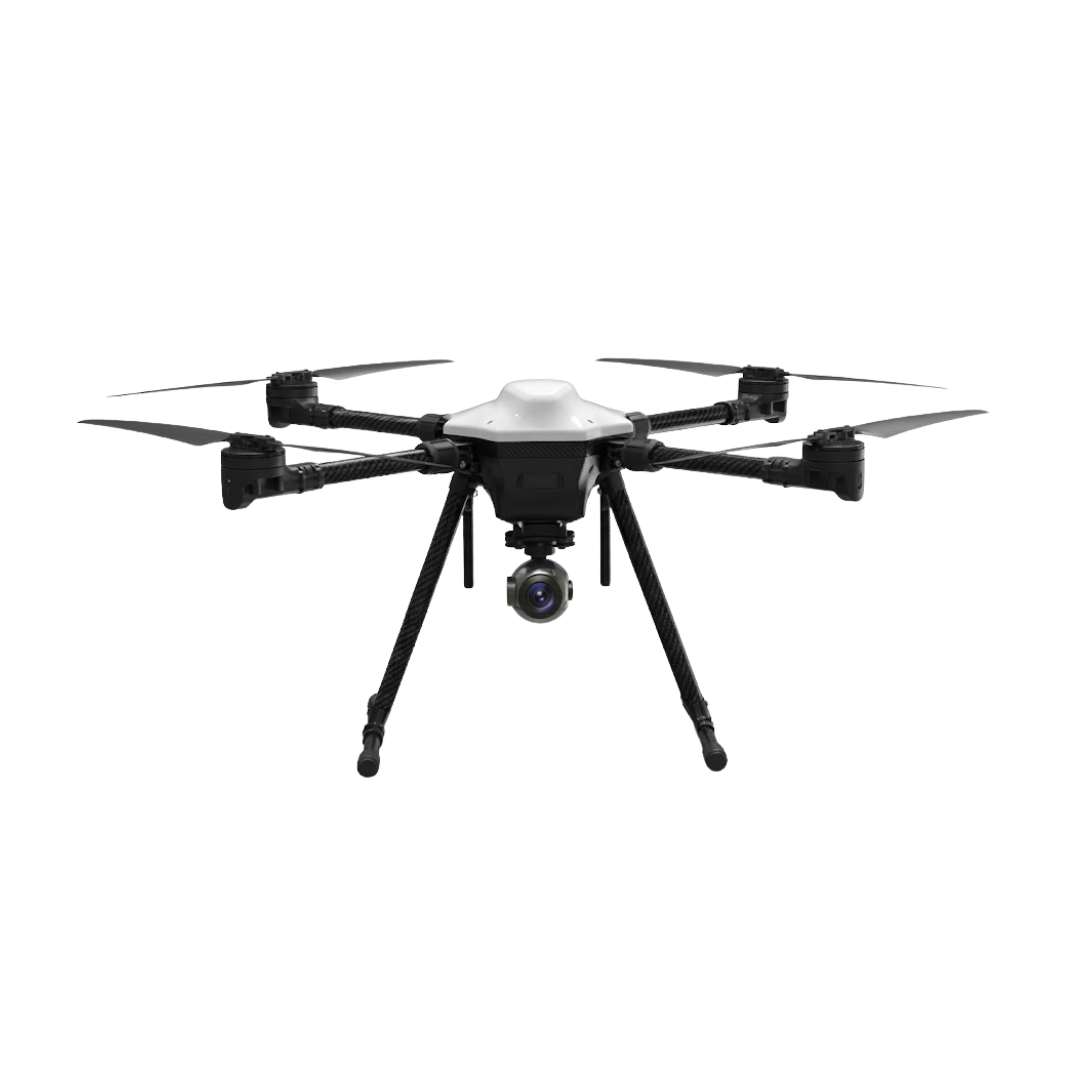 Drone Drone d'Inspection de Précision et Cartographie Lannkin en vol stationnaire lors d'une inspection industrielle