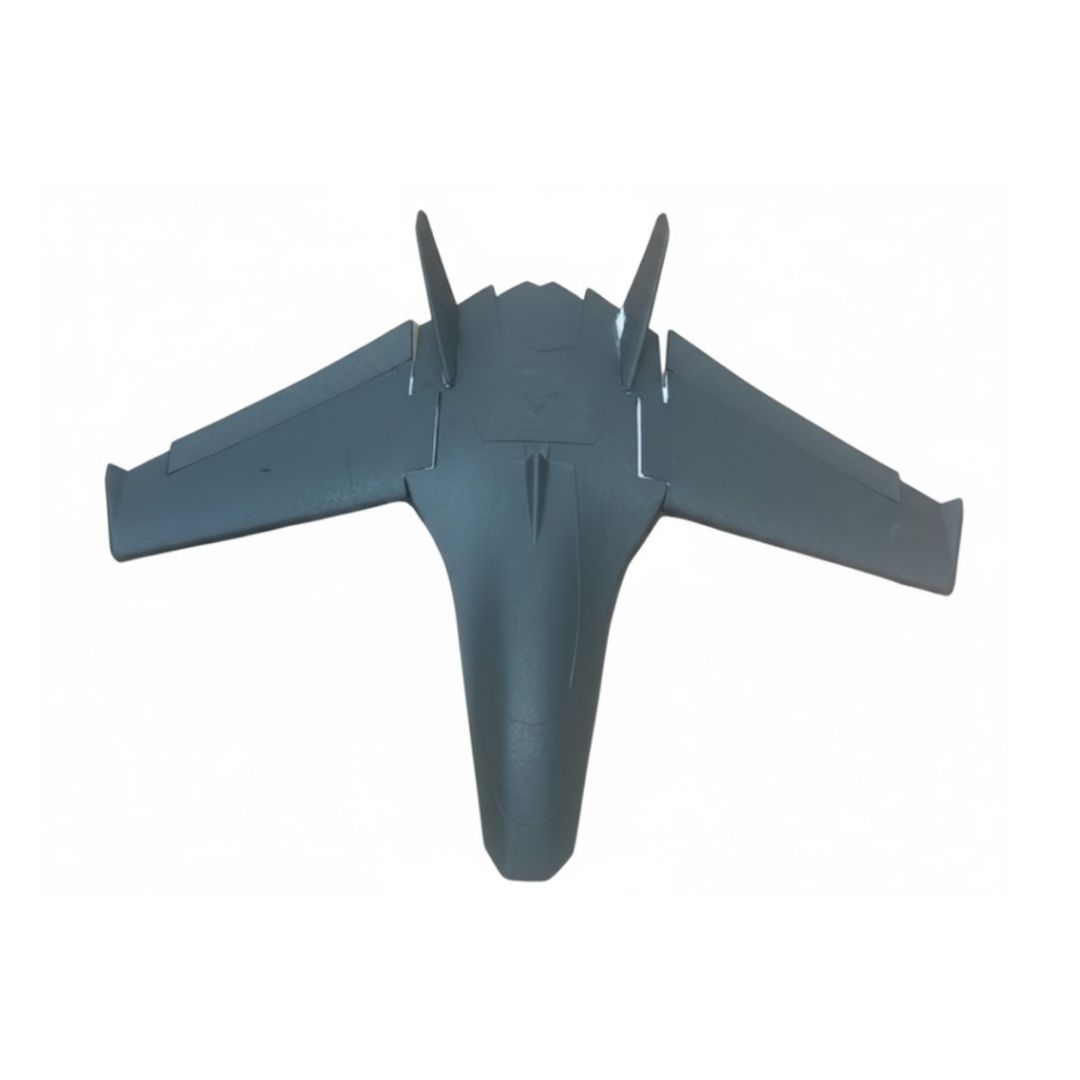 Drone Drone de Patrouille Aérienne Longue Portée Lannkin en vol de croisière au-dessus d'une zone industrielle